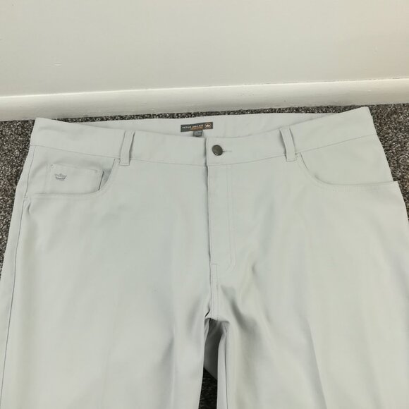 Peter Millar Pants EB66 Performance Five Pocket Chino Golf 40x32 Gray - Picture 2 of 13